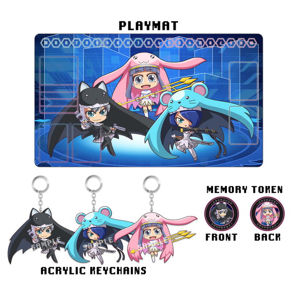 Sistermon Noir, Blanc & Ciel Cute Chibi Bundles