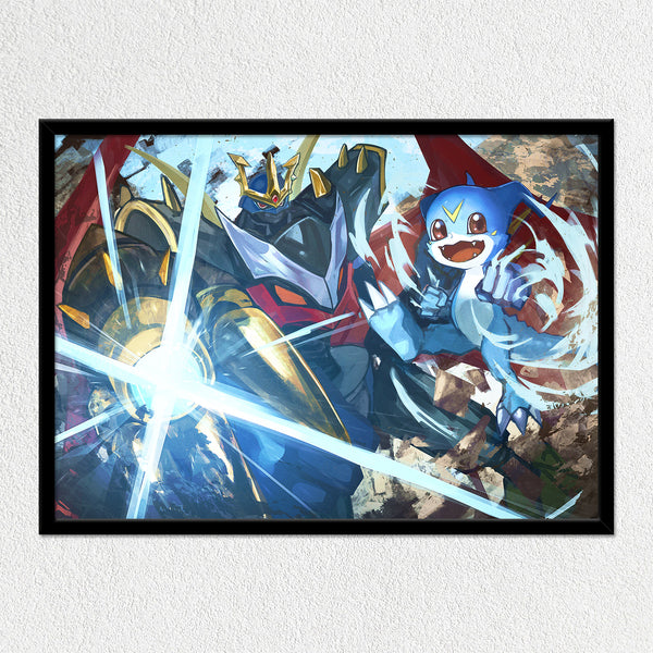 Imperial Vee Mounted Art Print