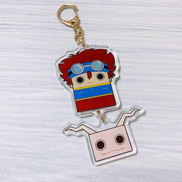 Digimon Adventure Minimalistic Hanging Charms