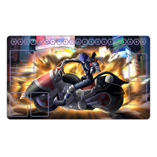 Beelzemon & Behemoth TCG Playmat