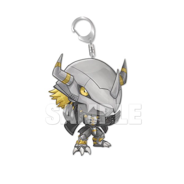 BlackWarGreymon Chibi Acrylic Keychain