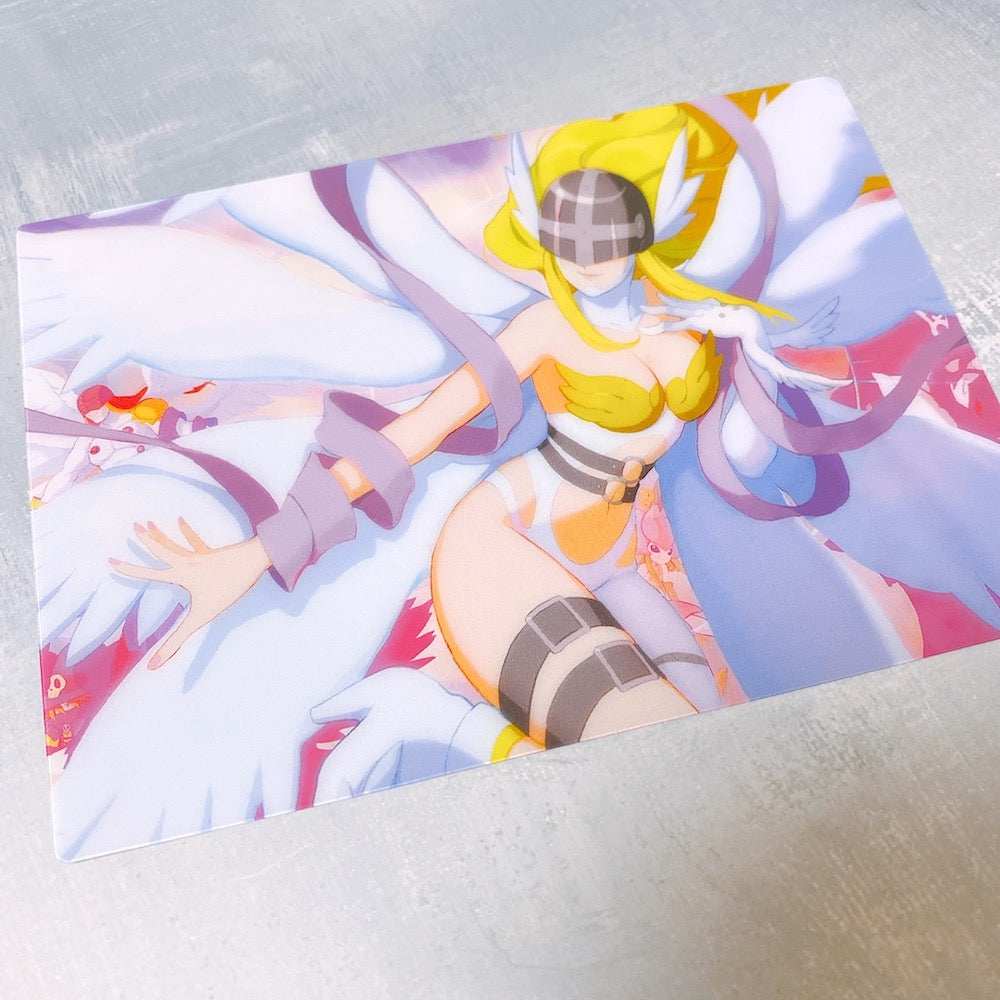 Angewomon Plastic Card Print Usagi Draws Angewomon Plastic Card Print Usagi Draws