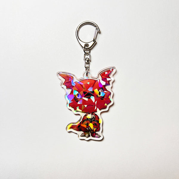 Guilmon Chibi Acrylic Keychain