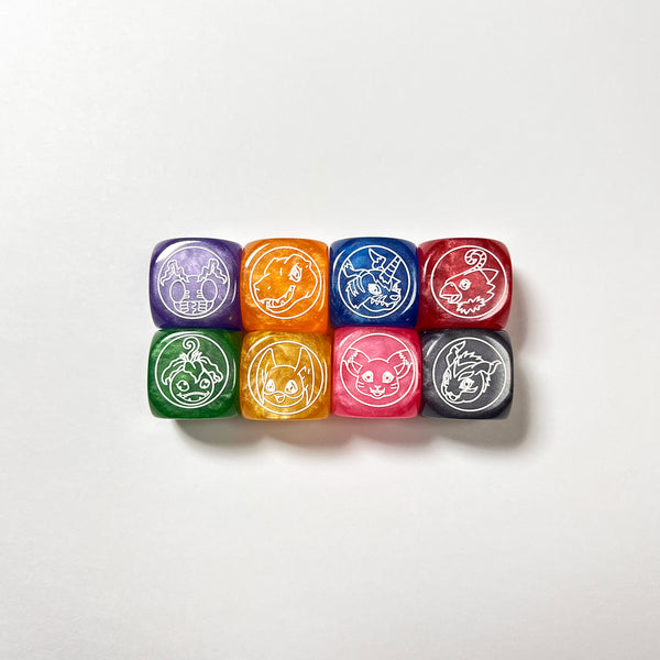 Adventure Crest 20mm Colored Dice