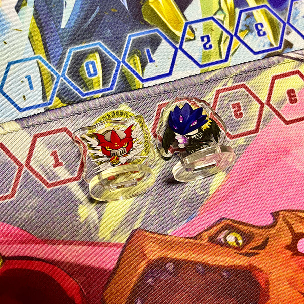 Gallantmon Crimson Mode Acrylic Memory Marker