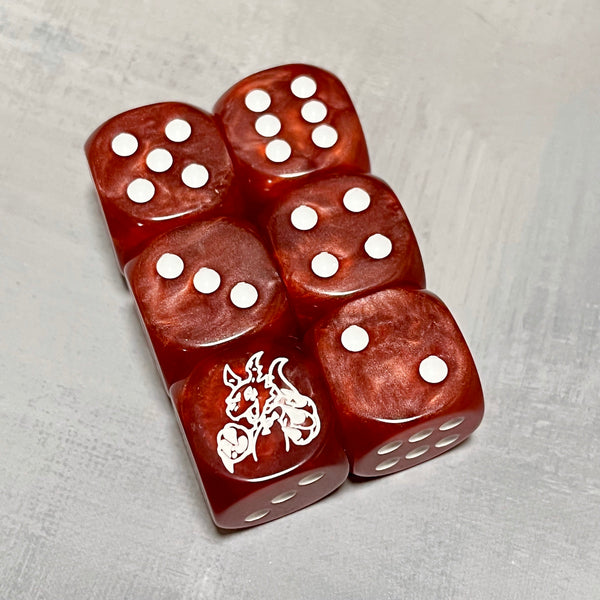 Guilmon, V-mon, Terriermon & Impmon 20mm Colored Dice