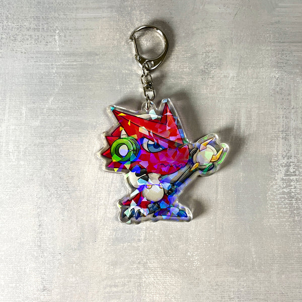 Shoutmon Chibi Acrylic Keychain