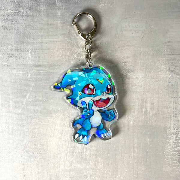 Veemon Chibi Acrylic Keychain