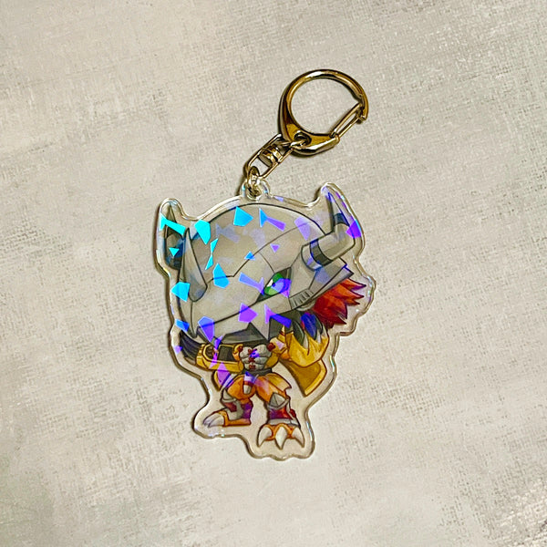 WarGreymon Chibi Acrylic Keychain