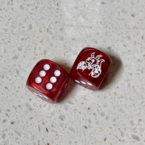 Guilmon, V-mon, Terriermon & Impmon 20mm Colored Dice