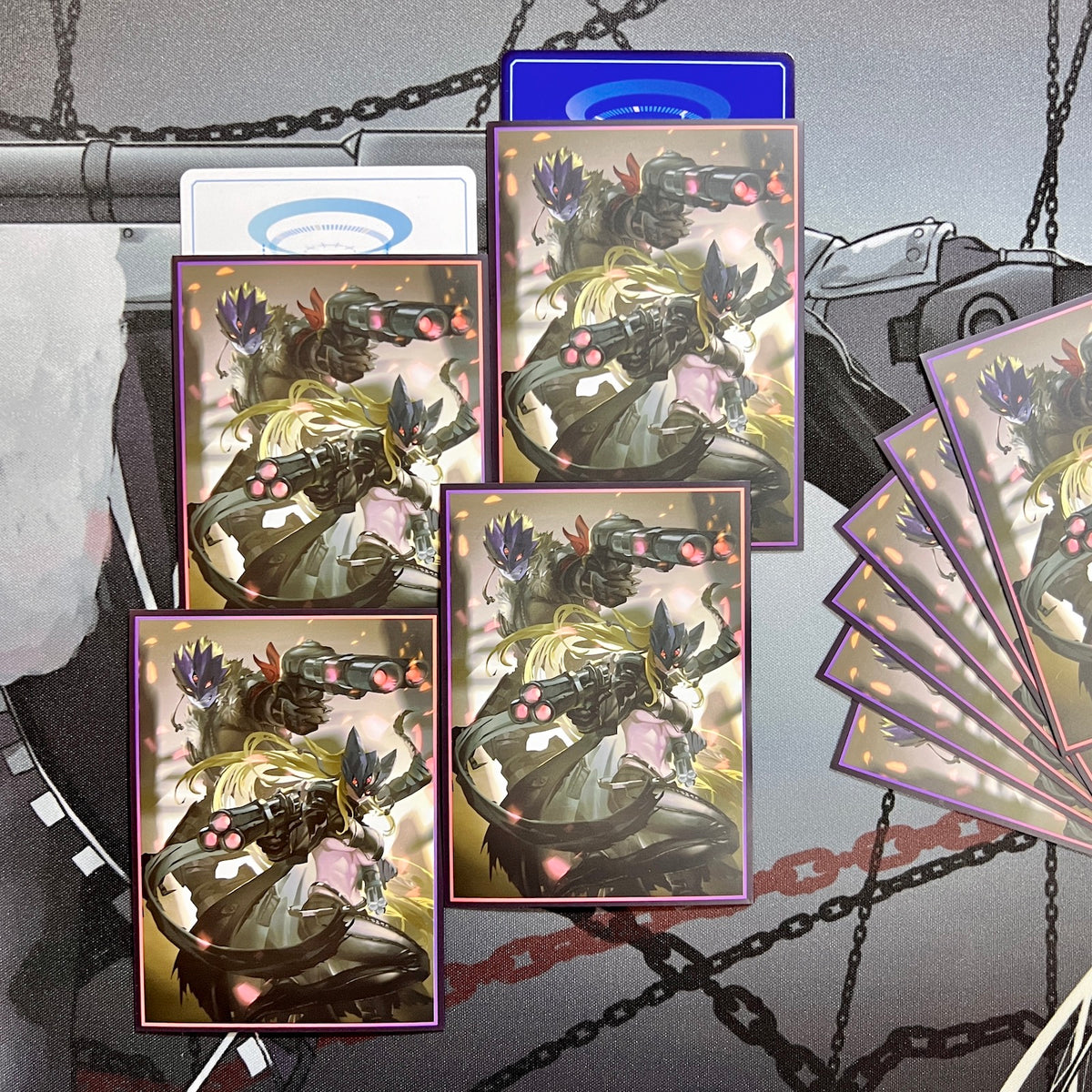 Beelstarmon & Beelzemon Standard Size Card Sleeves – Usagi Draws