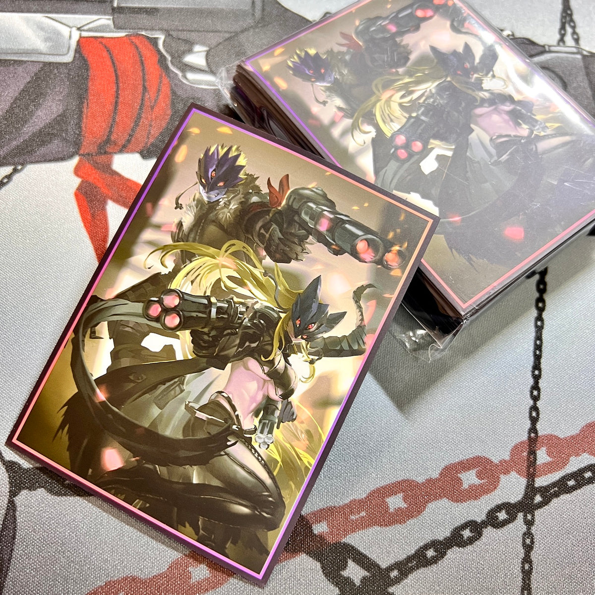 Beelstarmon & Beelzemon Standard Size Card Sleeves Usagi Draws Beelstarmon & Beelzemon Standard Size Card Sleeves Usagi Draws