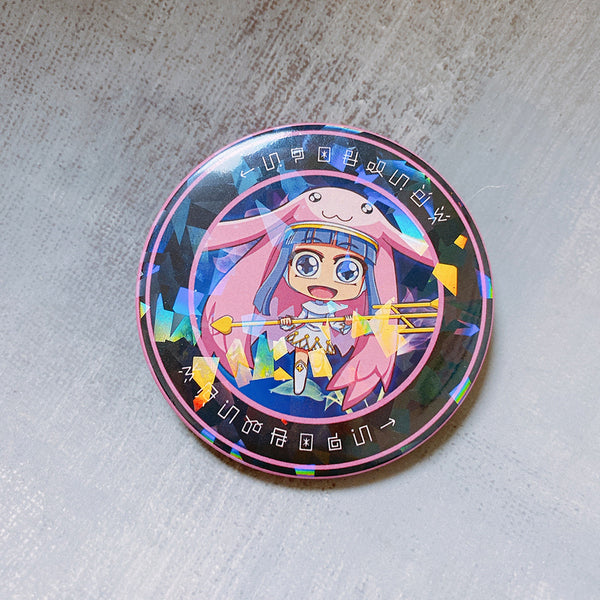 Sistermon Blanc Shiny Can Badge