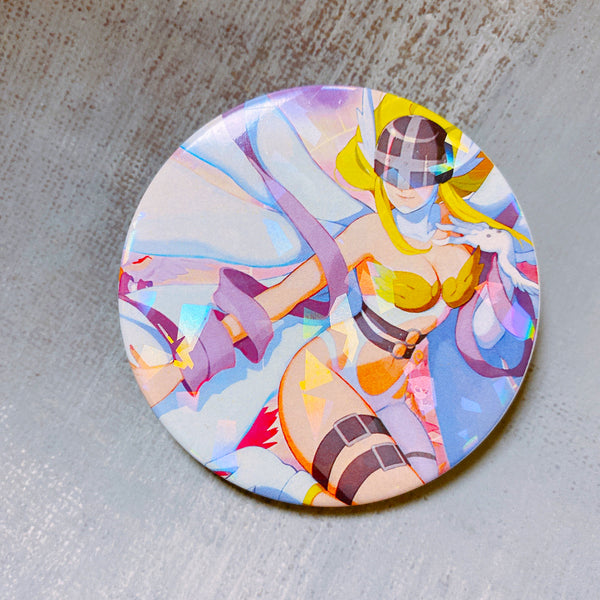 Angewomon Shiny Can Badge
