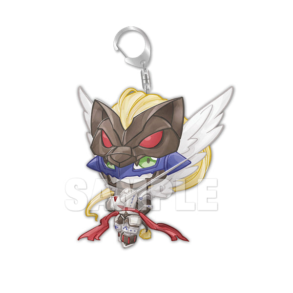 Leopardmon Chibi Acrylic Keychain