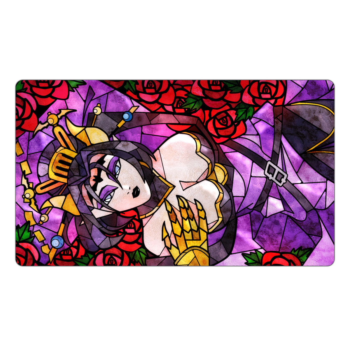 リリスモン ステンドグラスアート TCG プレイマット – Usagi Draws