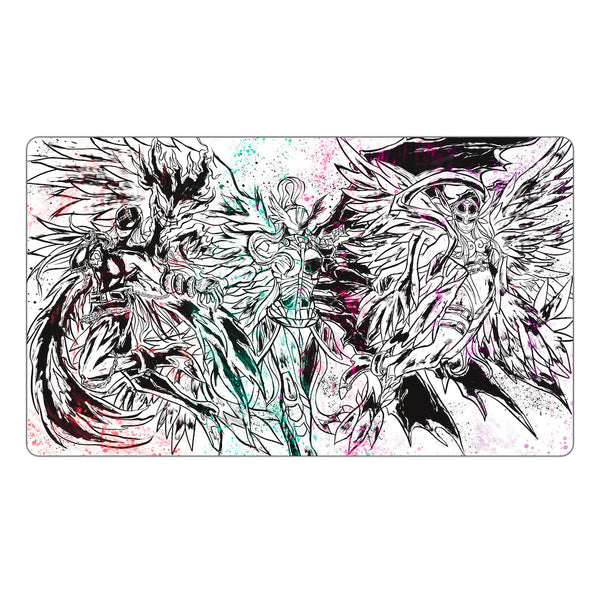 Angels of Light & Darkness Sumi-e TCG Playmat