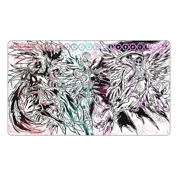 Angels of Light & Darkness Sumi-e TCG Playmat