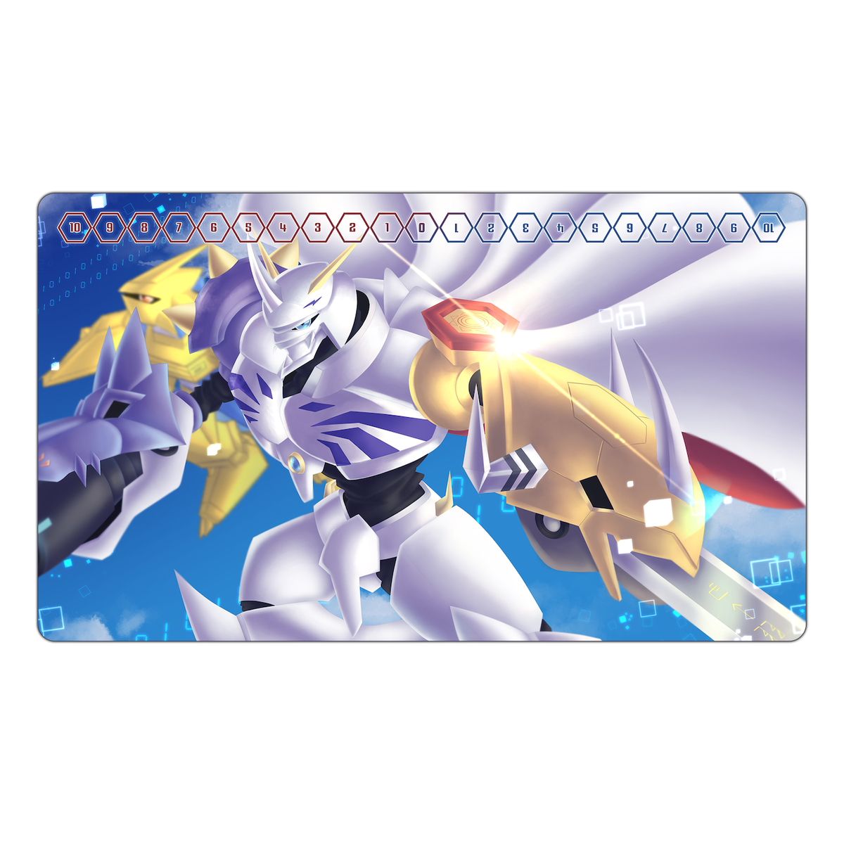 omnimon digimon card game Royal Knight Omnimon TCG Playmat – Usagi Draws