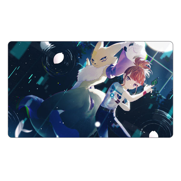 Renamon & Rika Nonaka TCG Playmat