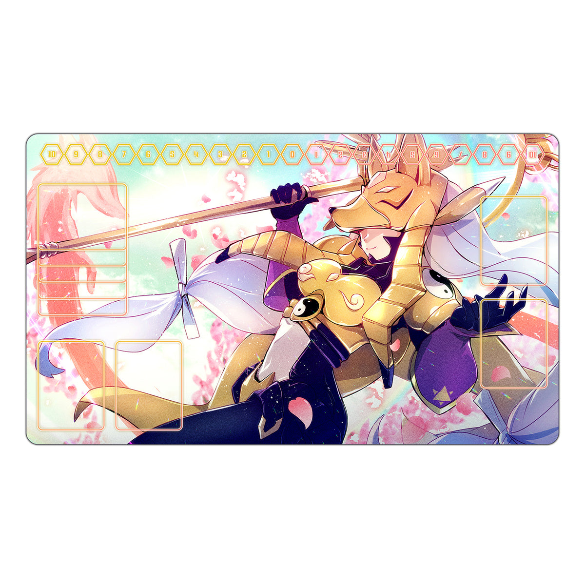 スピリットストライク サクヤ TCG プレイマット – Usagi Draws