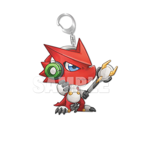 Shoutmon Chibi Acrylic Keychain