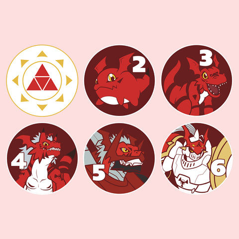 Gallantmon Evolution Chipless Metal Dice [Restocked in Limited Quantities!]