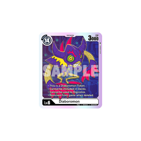 Diaboromon Token for Digimon Card Game