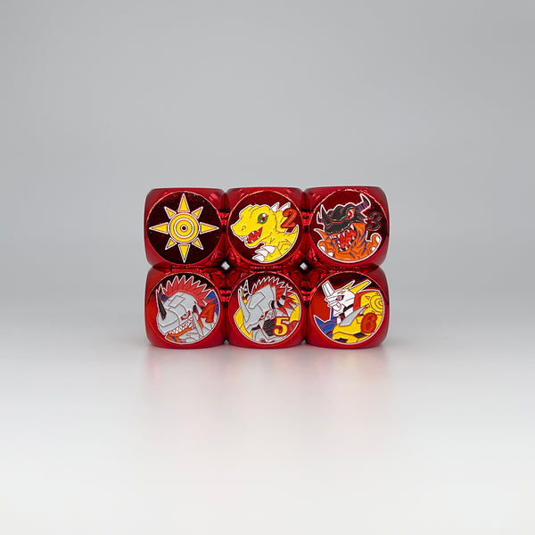 Omni Courage Metal Dice [Limited Quantities in Stock]