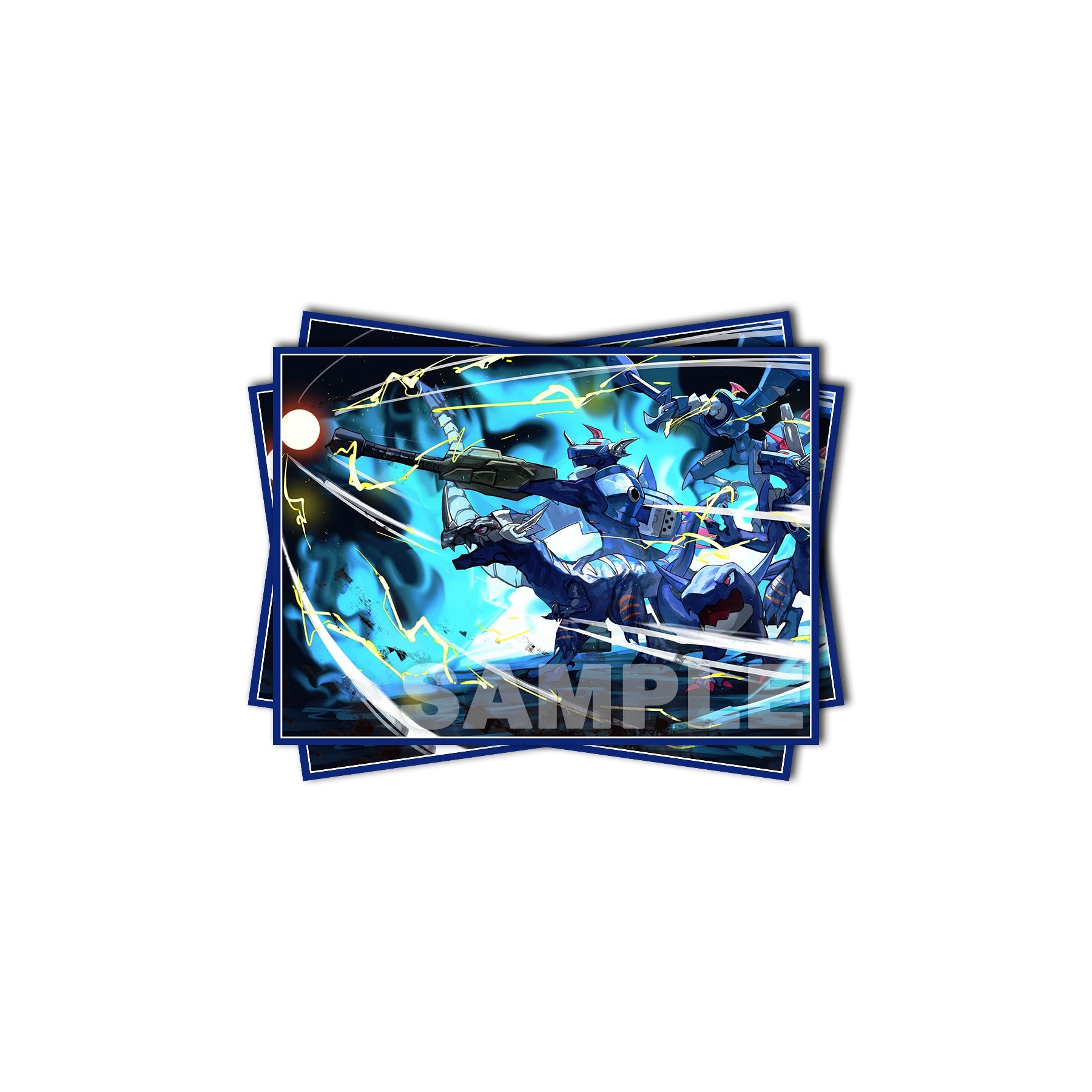 Blue Flare Monsters Standard Size Card Sleeves Usagi Draws Blue Flare Monsters Standard Size Card Sleeves Usagi Draws