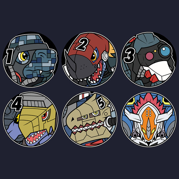 Brigadramon's D-Brigade Metal Dice [Limited Quantities in Stock]