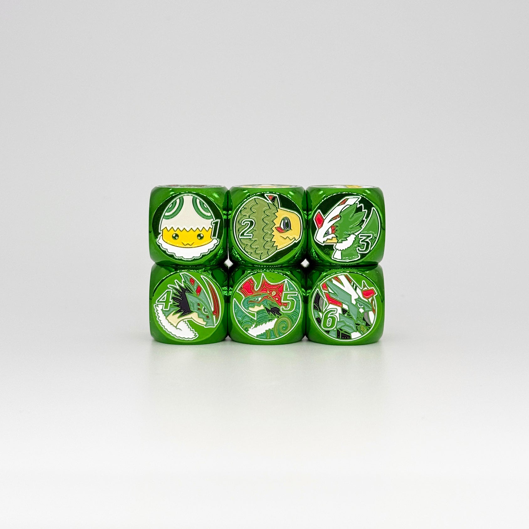 Zephaga Evolutions Metal Dice [Limited Quantities in Stock