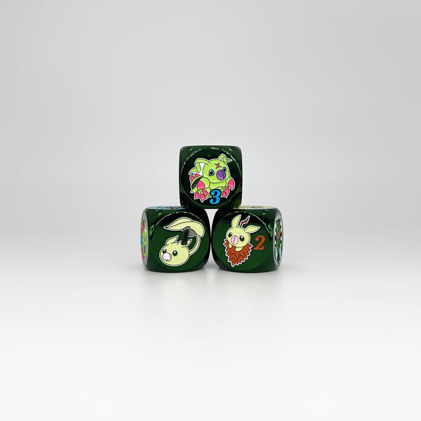Imperial Wormmie Metal Dice [Limited Quantities in Stock]