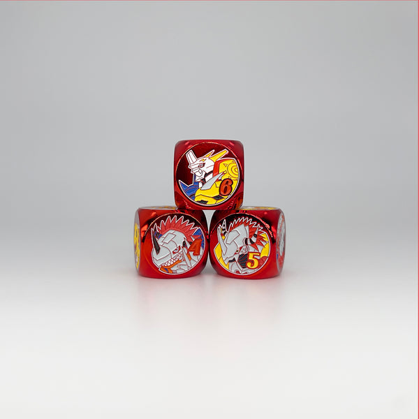 Omni Courage Metal Dice [Limited Quantities in Stock]