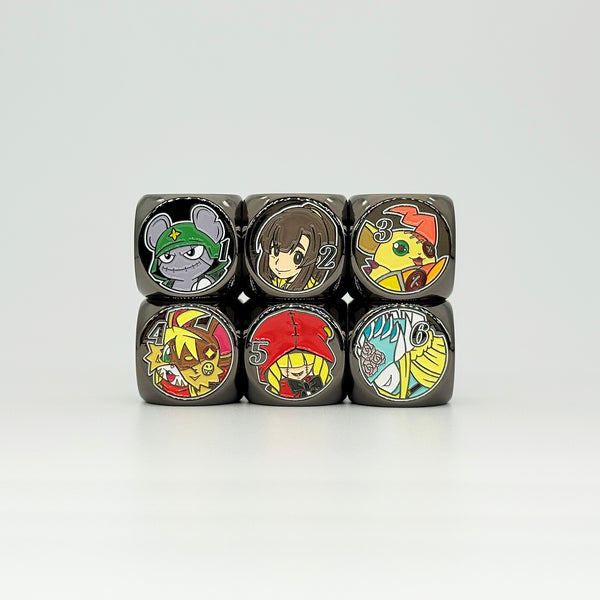 Cendrillmon Evolution Metal Dice [Limited Quantities in Stock]