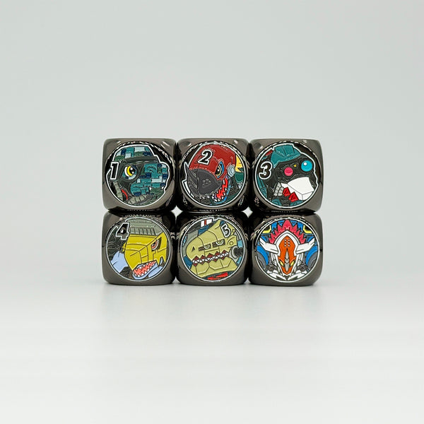 Brigadramon's D-Brigade Metal Dice [Limited Quantities in Stock]