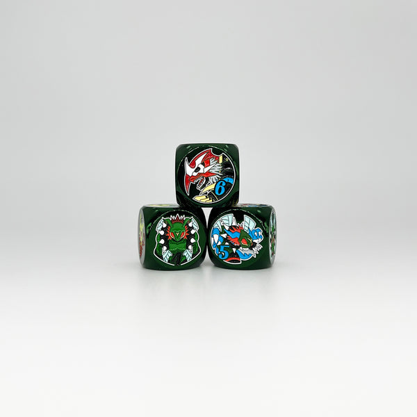 Imperial Wormmie Metal Dice [Limited Quantities in Stock]