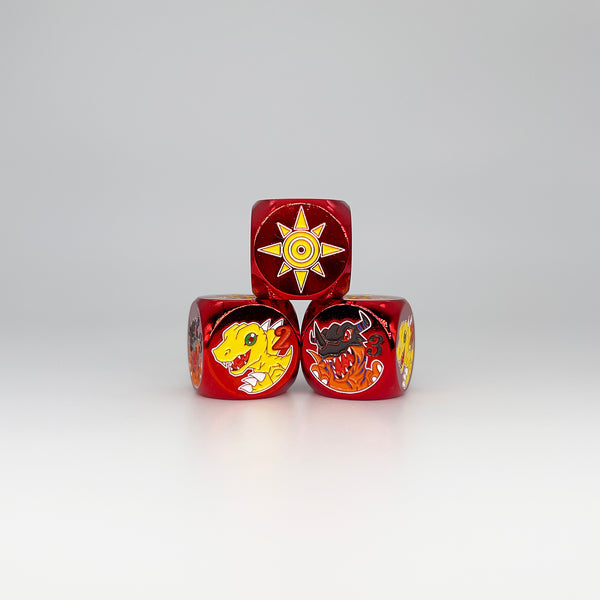Omni Courage Metal Dice [Limited Quantities in Stock]