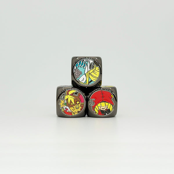 Cendrillmon Evolution Metal Dice [Limited Quantities in Stock]