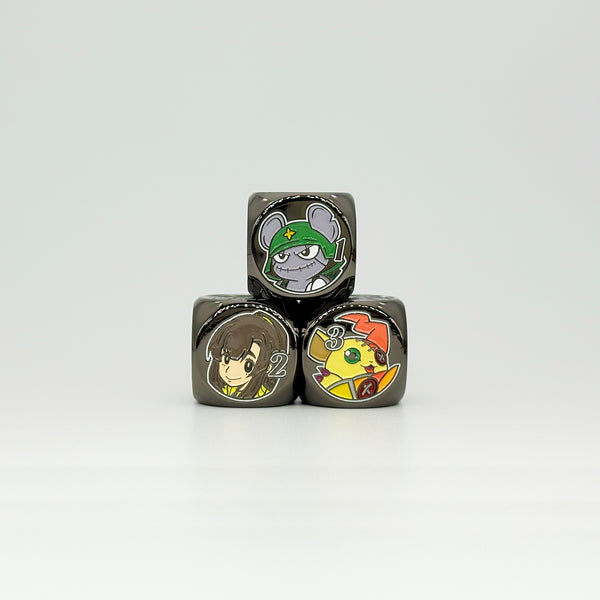 Cendrillmon Evolution Metal Dice [Limited Quantities in Stock]