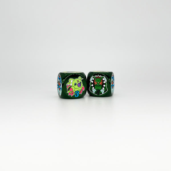 Imperial Wormmie Metal Dice [Limited Quantities in Stock]