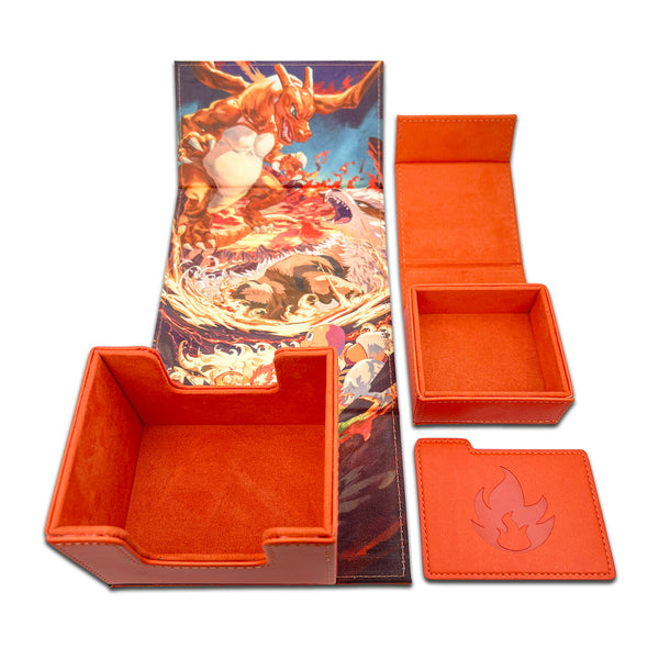 Charizard vs Arcanine Deck Box [Limited Quantities In Stock]