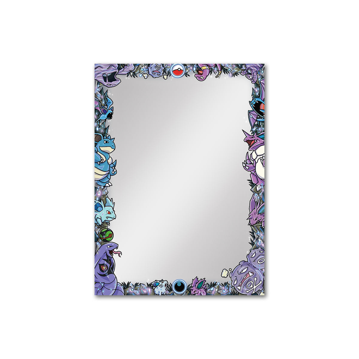 Darkness Kanto Pokemon Printed Border Oversleeves – Usagi Draws