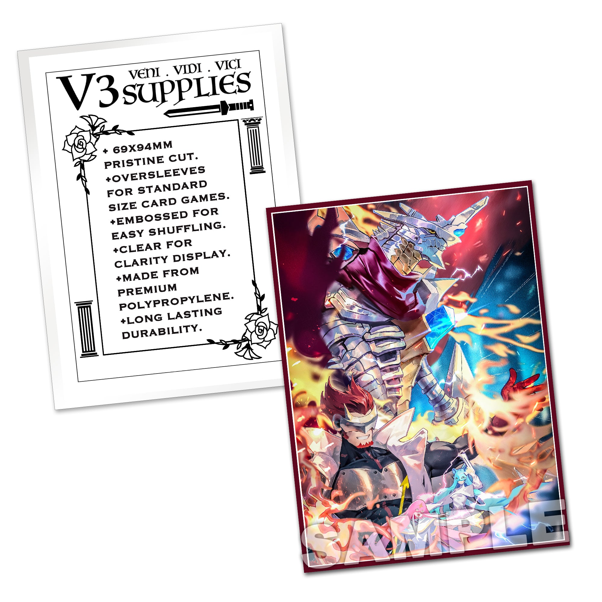 JES Warrior of Salvation Standard Size Card Sleeves – Usagi Draws