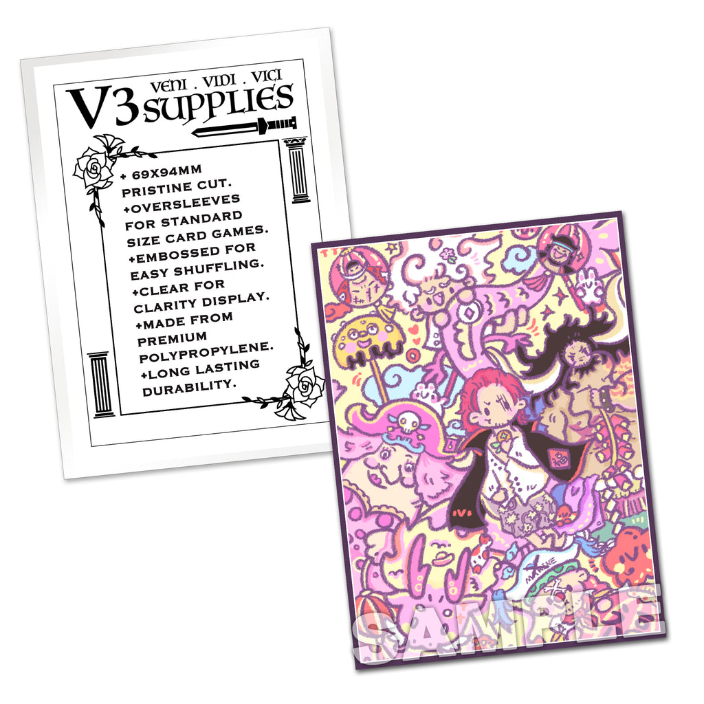 here to slay oversized card sleeves Emperors of Past & Present Standard Size Card Sleeves – Usagi Draws