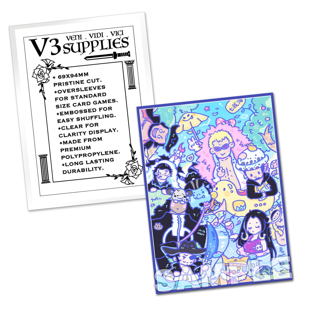 Warlords of the Sea Standard Size Card Sleeves Usagi Draws Warlords of the Sea Standard Size Card Sleeves Usagi Draws