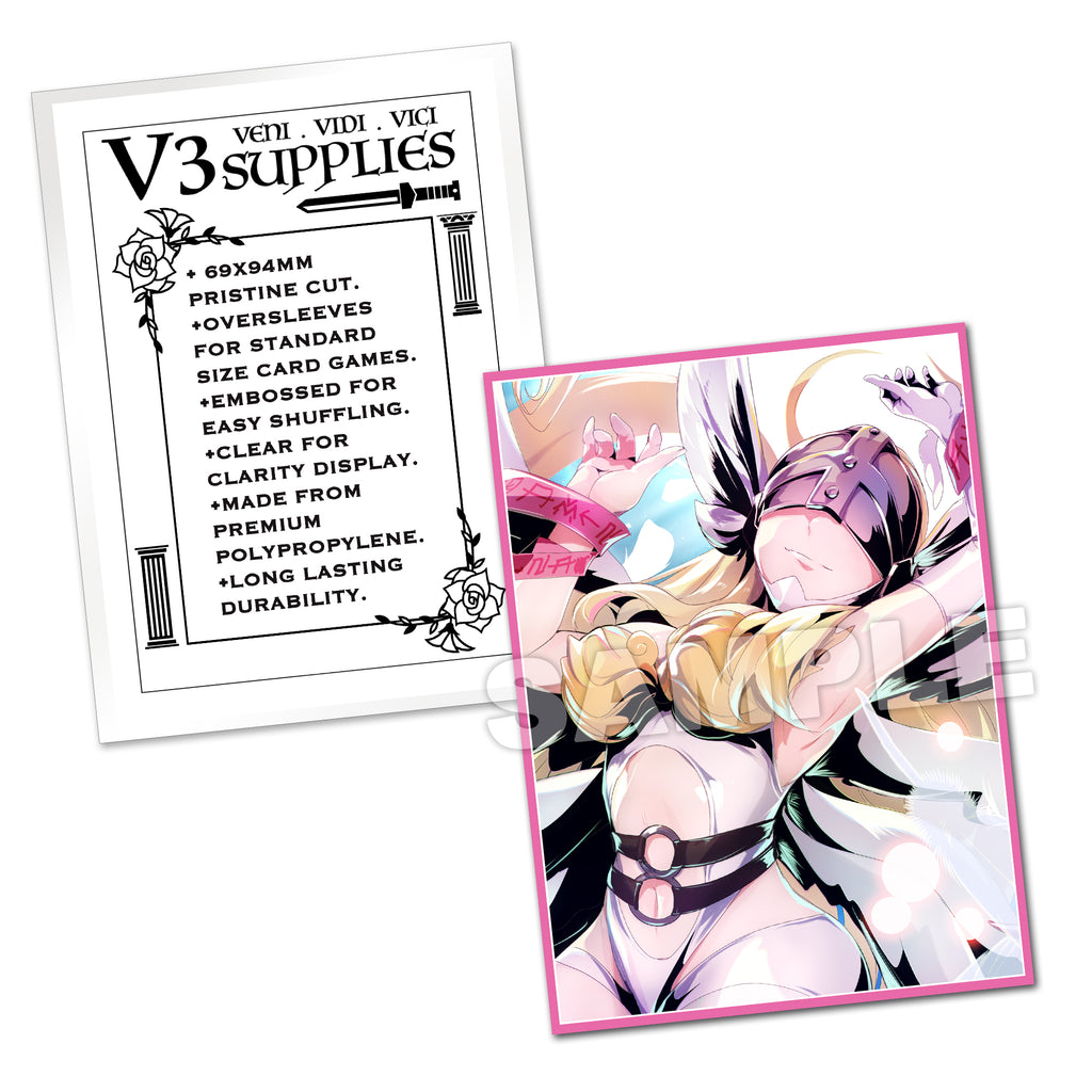 Angewomon Heaven's Charm Standard Size Card Sleeves Usagi Draws Angewomon Heaven's Charm Standard Size Card Sleeves Usagi Draws
