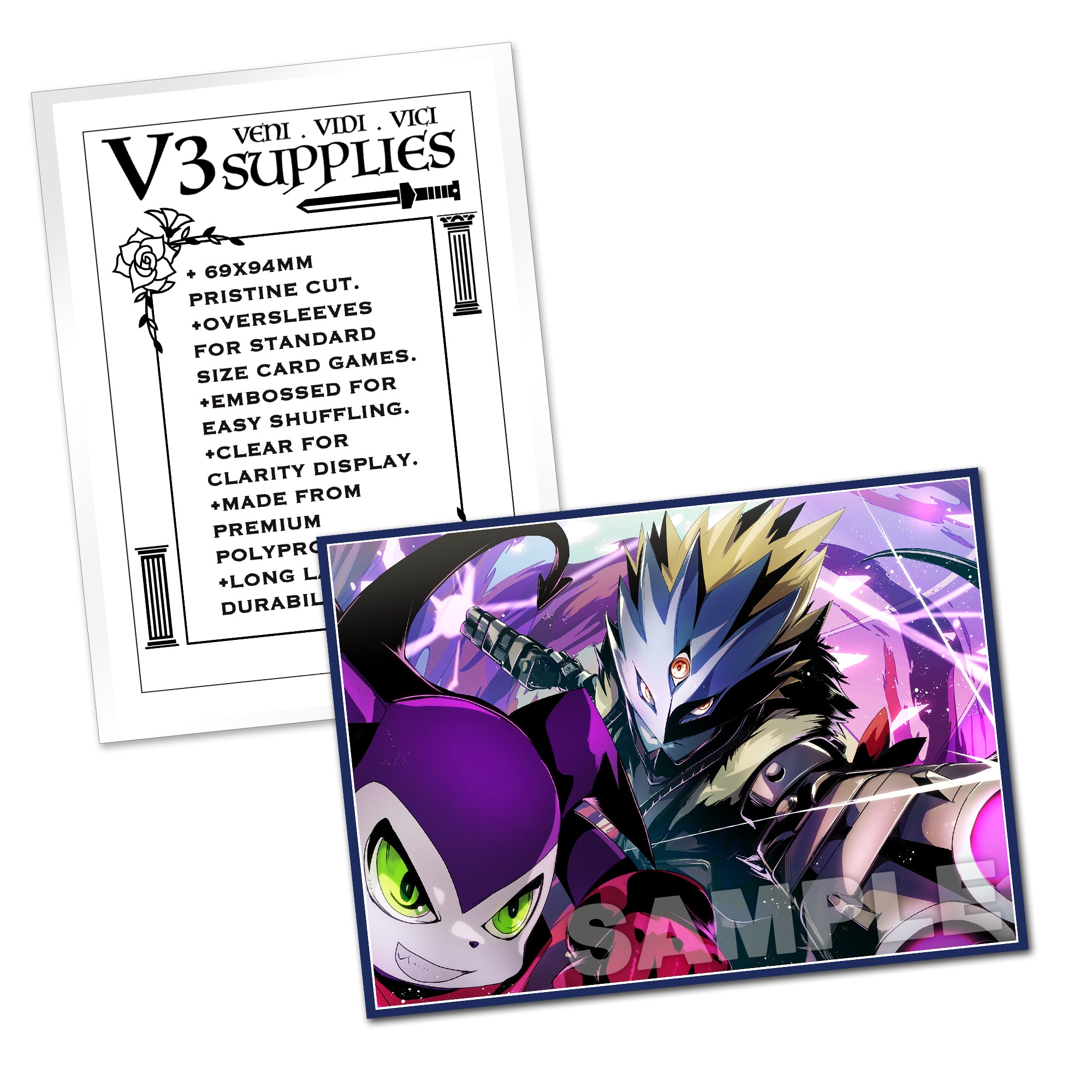 Beelzemon & Impmon Quick Shot Standard Size Card Sleeves Usagi Draws Beelzemon & Impmon Quick Shot Standard Size Card Sleeves Usagi Draws