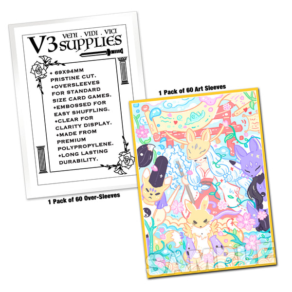 Fox Spirits Guardians Spring Festival Standard Size Card Sleeves [In-Stock]