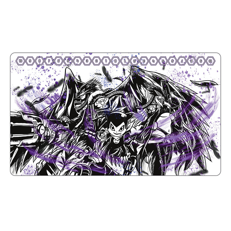 イベルネハベル様　オリジナルプレイマット ベルゼ ベルスター＆インピー 墨絵TCGプレイマット – Usagi Draws